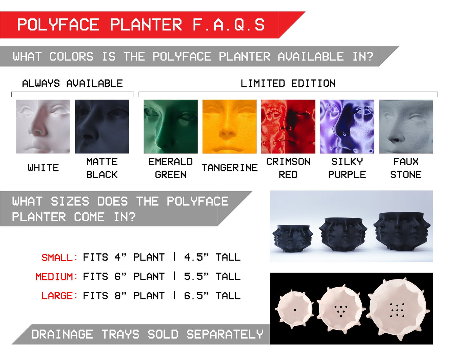 Polyface Planter